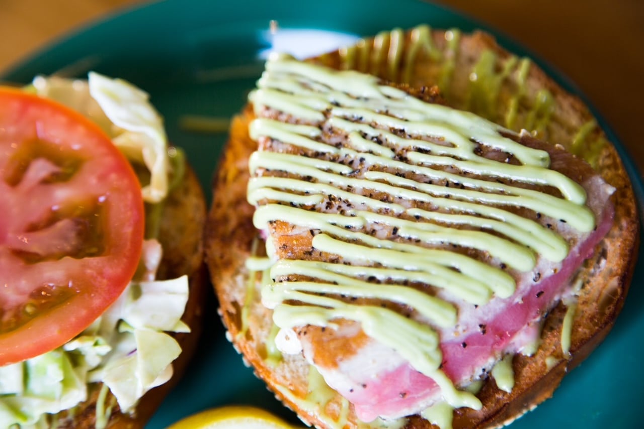 Coconuts Fish Cafe - Seared Ahi Burger