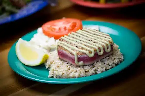 Coconuts Fish Cafe - Local Style Seared Ahi Plate